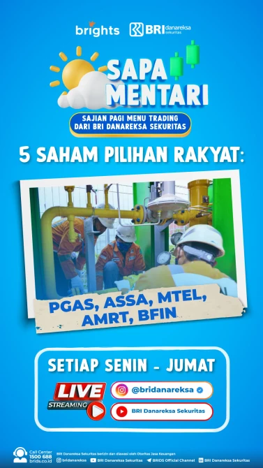 5 Saham Pilihan Rakyat - 17 Feb 2023