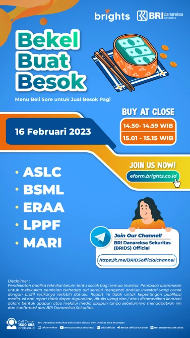 Bekel Buat Besok 16 Feb 2023