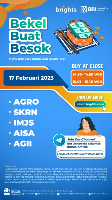 Bekel Buat Besok 17 Feb 2023