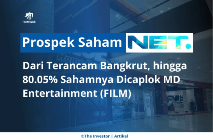 Prospek Saham NETV: Dari Terancam Bangkrut, hingga 80.05% Sahamnya Dicaplok MD Entertainment (FILM)